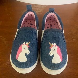 Unicorn Slip-on Sneakers Toddler Size 7